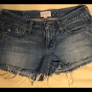 Women’s Abercrombie and Fitch Distressed Shorts